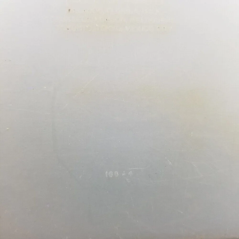 Vintage Tupperware Square Keeper 166-4 223 Sheer White Clear Plastic 2 Gallon